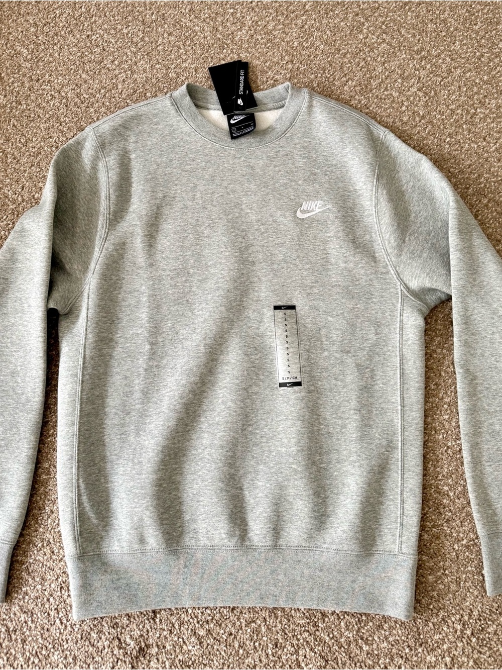 Nike Sportswear Club Fleece Crewneck Sweatshirt Pullover Sweater